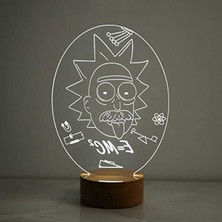 Esranın Dünyası Profesör Rick Masa Lambası Ahşap Taban