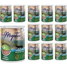 Starseven Mystic Yetişkin Balıklı Pate 400 gr x 12 Adet