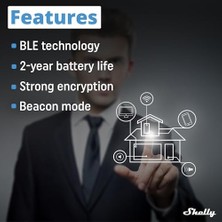 Blu Rc Düğmesi 4 | Akıllı Bluetooth 4 Düğmeli Uzaktan Kumanda | Ev Otomasyonu | Ios Uygulaması | Çoklu Tıklama | Manyetik Tutucu | Garaj Kapısı Açıcı | Işık Kontrolü | Sahne Kontrolü