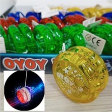 MarkEntegra Süper Yoyo Oyuncak Işıklı Extra Rulmanlı Yeni Nesil Topaç Pro Yo-Yo Yüksek Kalite 1 Adet Sarı
