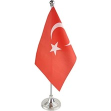 Esranın Dünyası Küçük Mini Türk Bayrağı, Ofis ve Festivaller Için Dekoratif