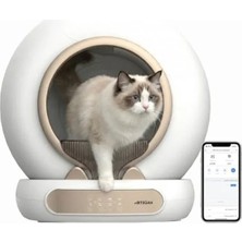Esranın Dünyası Akıllı Kedi Tuvaleti, App ile Uzaktan Kontrol, 65LT Kapasiteli