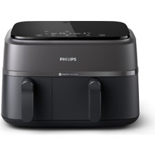 Philips Çift Hazneli Airfryer 3000 Serisi, 9l, 2 Hazneli Fryer, Teknolojisi, Aileniz Için Çok Yönlü Geniş Ai