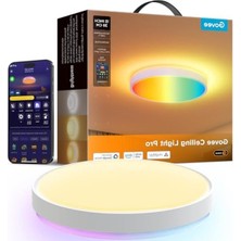 MarkEntegra Govee Rgbıcww + Rgbıcww Yuvarlak Akıllı Tavan Armatürü Pro 15 Inç