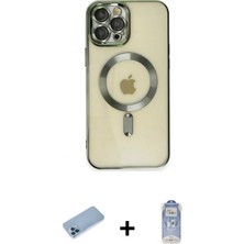 Pileli Store Pilelistore™ iPhone 12 Pro Max Kılıf Nova Işık Özel Seri - Siyah Joko Magic 5d Cam + Shine Kamera Lens Koruma Cam - Mı