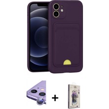 Pileli Store Pilelistore™ iPhone 11 Kılıf Vadi Çizgi Prime - Siyah Bilvis 3D Cam Ekran Koruyucu + Raze Metal Kamera Lens - Mr