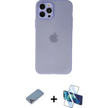 Pileli Store Pilelistore™ iPhone 12 Pro Kılıf Atlas Minimal Prime - Siyah 3D Antistatik Seramik Nano Ekran Koruyucu + Shine Kamera Lens Koruma Cam - Gı