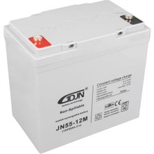 Senka Gdjn JN12V55 12 Volt - 55 Amper Tekerlekli Engelli Araç Aküsü (13 x 21.5 x 22.5 Cm)