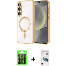 Pileli Store Pilelistore™ Galaxy S26 Kılıf Nova Işık Özel Seri - Siyah 3D Antistatik Seramik Nano Ekran Koruyucu + Raze Metal Kamera Lens - Sh