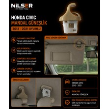 Ns Nilser Auto Parts Civic Mandal Güneşlik Tutucu 2012-2021 88217-TR0-A01ZA