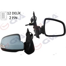 GVA Depomix Diş Dikiz Aynasi Sağ Symbol-Sandero 13 1 Mekanik Sinyalli Astarli Konveks 2 Fiş VM-6129PR