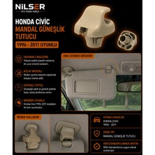 Ns Nilser Auto Parts Civic Güneşlik Mandal Tutucu 1996-2011 Bej