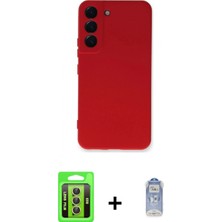 İlk El Grup Pilelistore™ Galaxy S23 Kılıf Ahenk Serisi - Siyah Joko Magic 5d Cam + Raze Metal Kamera Lens - Sı