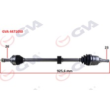 GVA Depomix Komple Aks Sağ Corolla E10 1.6i 92-97 925.6MM