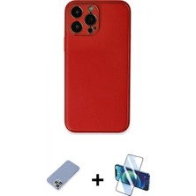 İlk El Grup Pilelistore™ iPhone 13 Pro Kılıf Yadigar Klasik - Siyah 3D Antistatik Seramik Nano Ekran Koruyucu + Metal Kamera Lens Koruma Cam - Kuyl