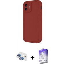 Pileli Store Pilelistore™ iPhone 11 Kılıf Yankı Yansıma Özel Seri - Siyah Bilvis 5in1 3D Magic Cam Ekran Koruyucu + Pers Alüminyum Kamera Lens - Gı