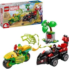 LEGO Marvel Spidey ve Inanılmaz Arkadaşları Spin ve Electro Dinozor Aracı Takibi 11198 - 4 Yaş ve Üzeri Süper Kahraman Seven Çocuklar Için Yaratıcı Oyuncak Yapım Seti (124 Parça)