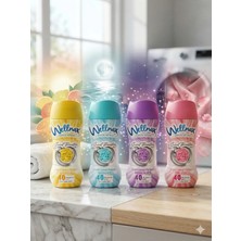 Wellnax Granül Çamaşır Parfümü 4’lü Set 210 gr x 4 – Pink Velvet, Sun Rising, Moonlight, Urban Nights – 40 Güne Kadar Kalıcı Ferahlık