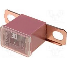 MTA Depomix 0475030 Yan Ayakli Sigorta 30 Amper Pembe