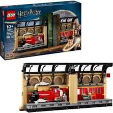 LEGO Harry Potter Kitaplık Dekoru: Hogwarts Ekspresi 76450 - 10 Yaş ve Üzeri Çocuklar Için Yaratıcı Oyuncak Yapım Seti (832 Parça)