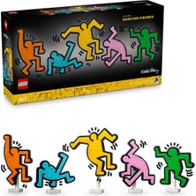LEGO Art Keith Haring – Dans Eden Figürler 31216 - Yetişkinler Için Sergilenebilir Koleksiyonluk Yaratıcı Model Yapım Seti (1773 Parça)