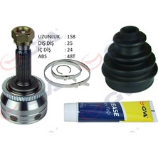 GVA Depomix Aks Kafasi Diş Ön Hyundai I-20 1.4crdi 08-15 90HP Abs Li 48DİŞ 25X24X52.6 158MM