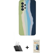 Pileli Store Pilelistore™ Galaxy A53 5g Kılıf Yadigar Çizgi - Siyah 6d Mat Seramik Hayalet Nano Ekran Koruyucu + Kamera Lens Koruma Cam - Sf