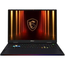 MSI Msı Raıder A18 Hx A8WHG-280TR Ryzen 9-8940HX 32GB Ddr5 1tb 12GB Rtx 5070 Ti 18″qhd 240 Hz Windows 11 Home Gaming Notebook