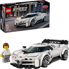 LEGO Speed Champions Bugatti Centodieci Hiper Spor Araba 77240 - 9 Yaş ve Üzeri Çocuklar Için Yaratıcı Yarış Arabası Oyuncak Yapım Seti (291 Parça)
