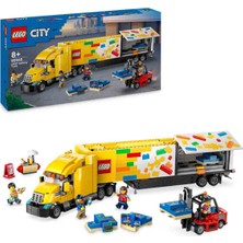 LEGO City Sarı Dağıtım Kamyonu 60440 - 8 Yaş ve Üzeri Çocuklar Için Yaratıcı Oyuncak Yapım Seti (1061 Parça)