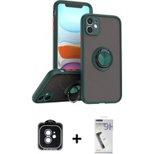 Pileli Store Pilelistore™ iPhone 11 Kılıf Yörünge Çizgi - Şeffaf Uv Polymer Nano Ekran Koruyucu + Pvd Metal Kamera Lens - Mı