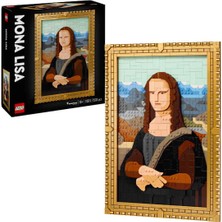 LEGO Art Mona Lisa 31213 - Yetişkinler Için Dekoratif Koleksiyonluk ve Sergilenebilir Leonardo Da Vinci Tablosu Yapım Seti (1503 Parça)