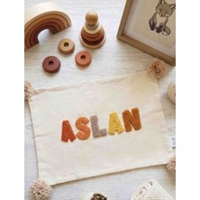 Home Art Paris Isimli Punch Nakışlı Bebek Yastık Kılıfı - Ponponlu 30X50 cm - Sadece Kılıf