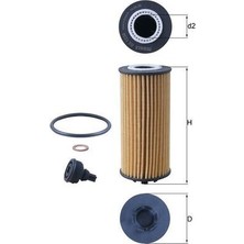 Mahle Depomix Yağ Filtresi Oil Filter Element