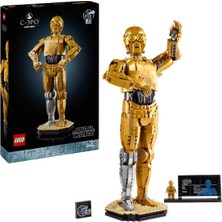 LEGO Star Wars C-3po 75398 - Yetişkinler Için Inşa Edilebilen Koleksiyonluk ve Nostaljik Droid Figürü Yapım Seti (1138 Parça)