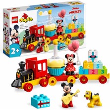 LEGO Duplo Disney Mickey ve Minnie Doğum Günü Treni 10941 Çocuklar Için Rakamlı Doğum Günü Treni; Eğitici Yapım Seti (22 Parça)