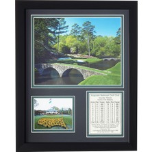 Augusta Golf Course 27,9 x 35,6 cm Çerçeveli Fotoğraf Collage Efsaneler Kalıp Asla, Inc.