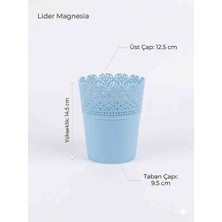 Sağlık Plastik Saksı Dantel Model Sağlık Pls SP-026