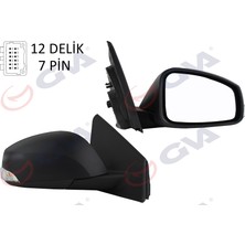 GVA Depomix Diş Dikiz Aynasi Sağ Megane-Fluence 08 Elektrikli Isitmali Sinyalli Konveks 7 Fiş VM-6138EHR