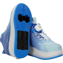 Sunman Rising Sports Işıklı Patenli Kız Spor Ayakkabı 33