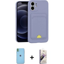 İlk El Grup Pilelistore™ iPhone 11 Kılıf Vadi Çizgi Prime - Siyah Bilvis 3D Mat Cam Ekran Koruyucu + Neon Fosforlu Kamera Lens - Yl
