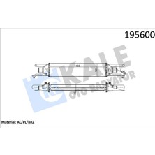 Kale Depomix Turbo Radyatörü [ Fiat Linea 1.3 Jtd Al+Al 2007- ]