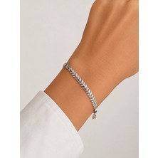 Girift Vintage Brace Metal Taşlı Su Yolu Bileklik