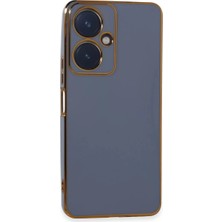 Akmanora Newface Vivo Y27 Kılıf Volet Silikon - Mavi
