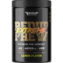 Red Pepper Redup Nutrition Pre Workout 400 gr Limon Aromalı | 4000 Mg Beta Alanine Içeren Sporcu Gıdas