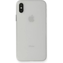 Akmanora Newface Apple iPhone Xs Max Kılıf Pp Ultra Ince Kapak - Beyaz