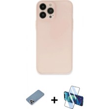 Pileli Store Pilelistore™ iPhone 13 Pro Kılıf Atlas Minimal Prime - Siyah 3D Antistatik Seramik Nano Ekran Koruyucu + Shine Kamera Lens Koruma Cam - Gı