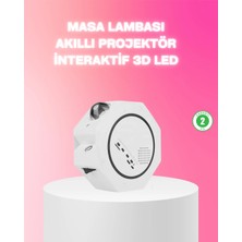 Akmanora 360° Döndürülebilir Yıldızlı Gökyüzü Projeksiyon Gece Lambası