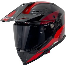 Sway Sw X65 Block Red Adventure Kask