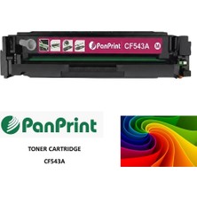 PanPrint Hp 203A CF543A Kırmızı Muadil Toner